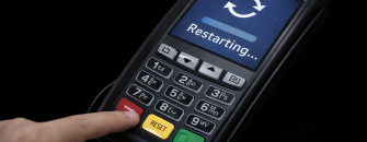 POS termināla restartēšana